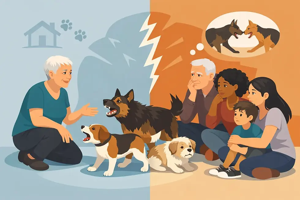 A Multi Dog Conflict Case Study for Families