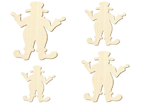 Holz-Clown basteln: Kreative DIY-Ideen für Clown-Deko aus Holz