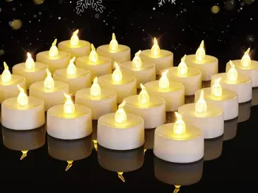 flameless tealight candles with remote