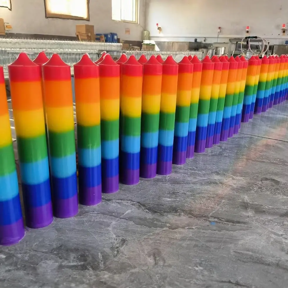 chakra pillar candles