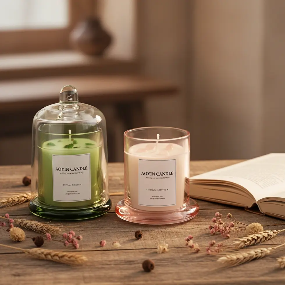 Miniatura: fragrance candles for home
