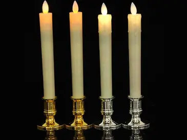 Ilumina tu espacio con estas velas sin llama con llama realista para Diwali y Navidad.
