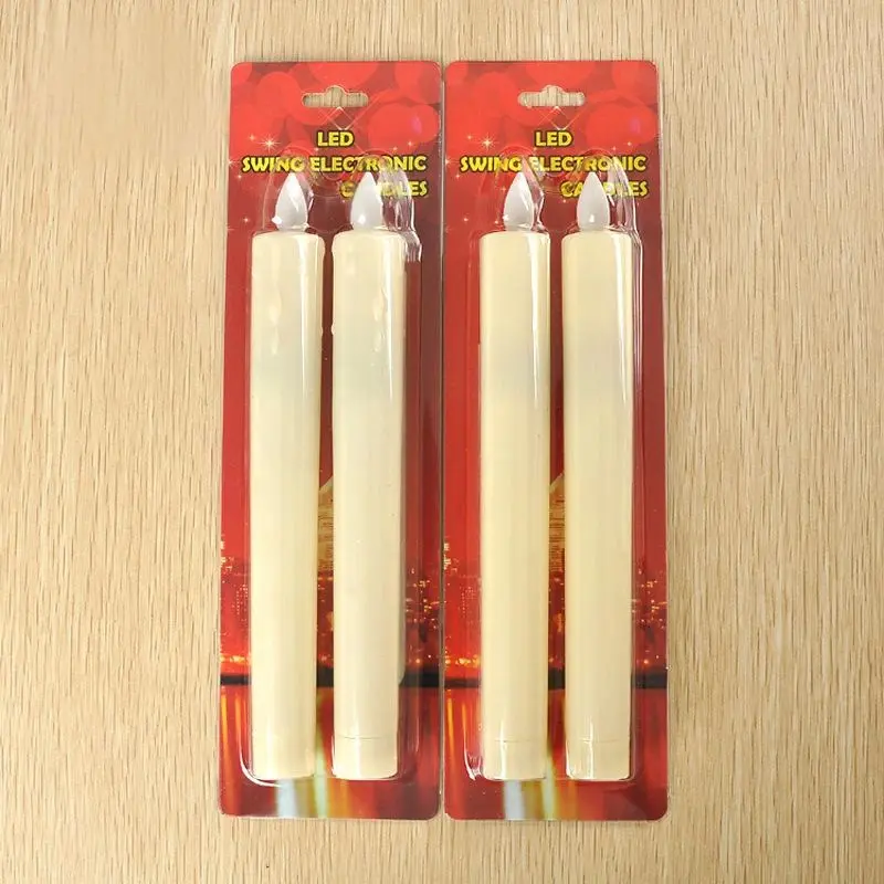 Thumbnail: moving flame flameless taper candles