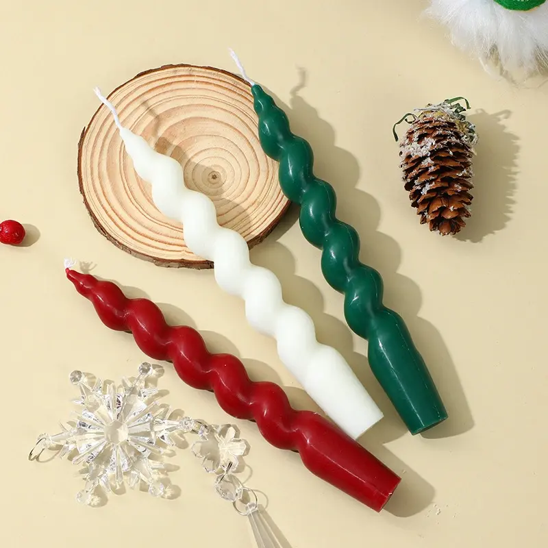 Thumbnail: twisted taper candles for Wedding Banquet Dinner