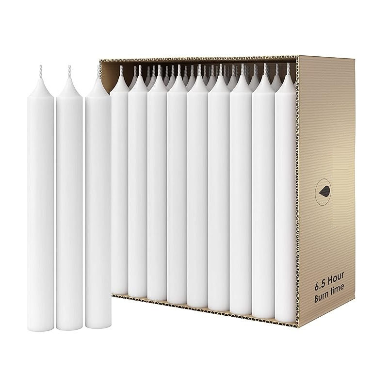 Miniatura: white stick candles for religious ritual