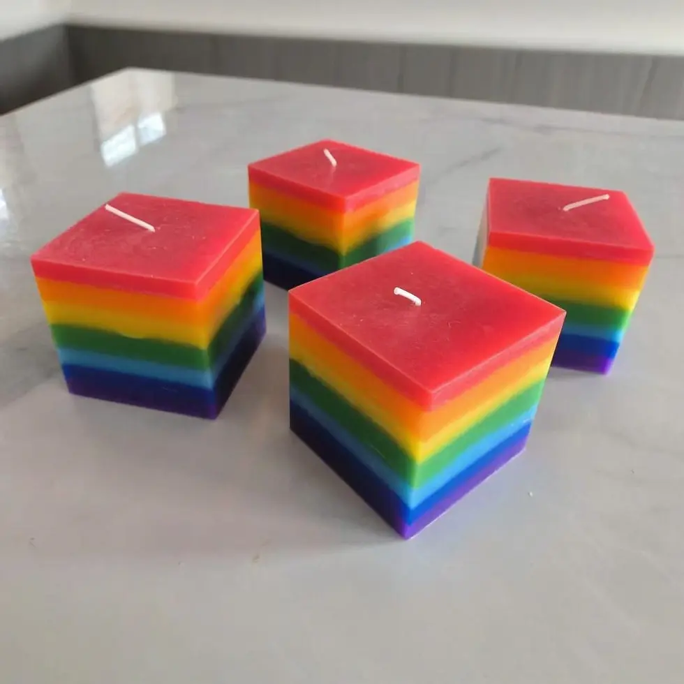 Thumbnail: chakra pillar candles