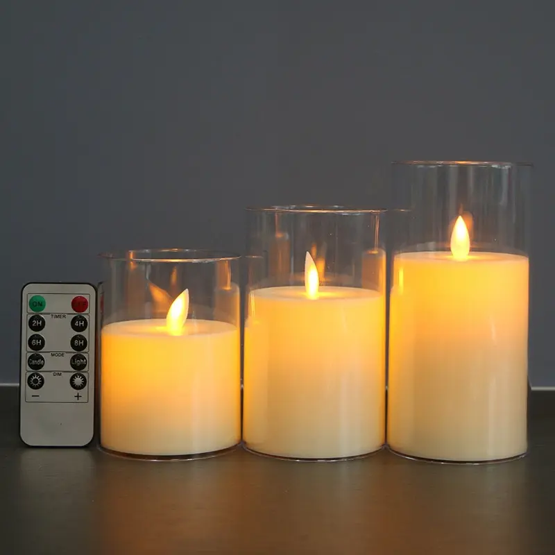 Thumbnail: Acrylic Cup LED Candles for Wedding Decor