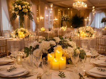 How Many Real Wax Flameless LED Pillar Candles Do You Need for a Wedding?