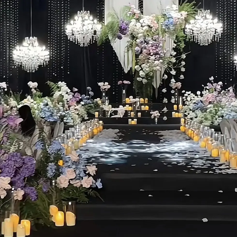 Wedding Walkways Decoration Moving Wick LED Candles