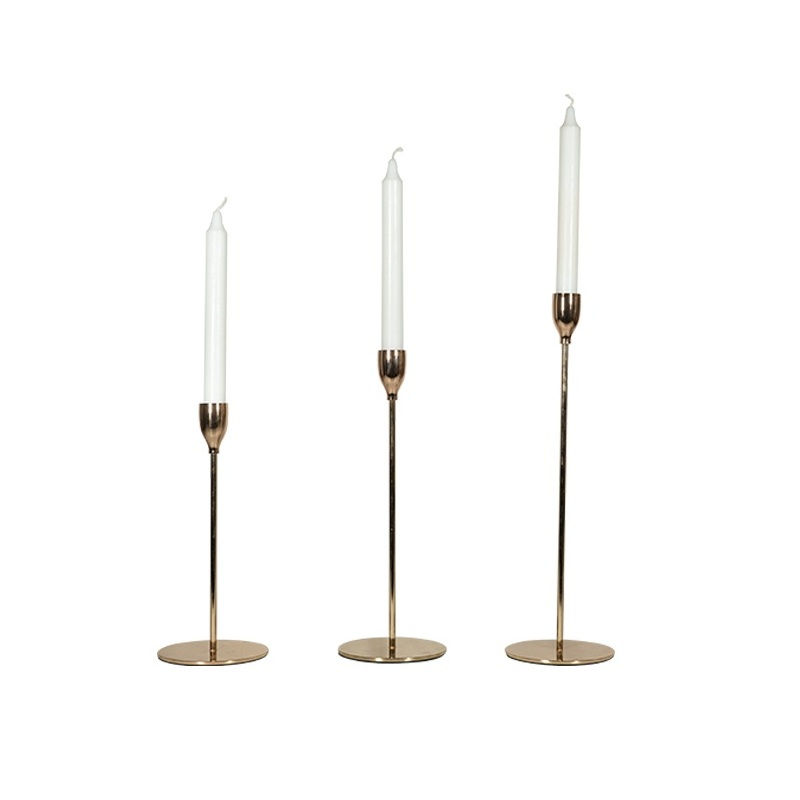 Miniature : white stick candles for religious ritual