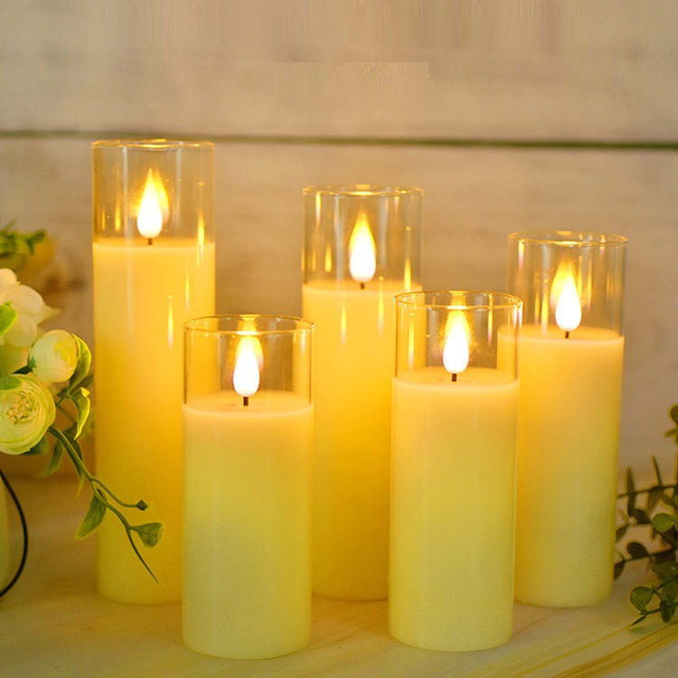 Thumbnail: remote control glass LED candle