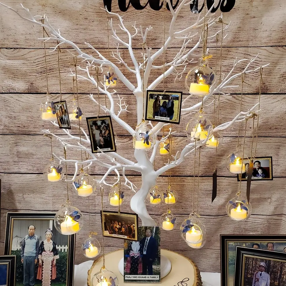table centerpiece LED candles