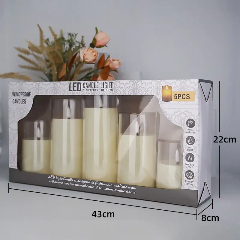 Thumbnail: Acrylic Cup LED Candles for Wedding Decor