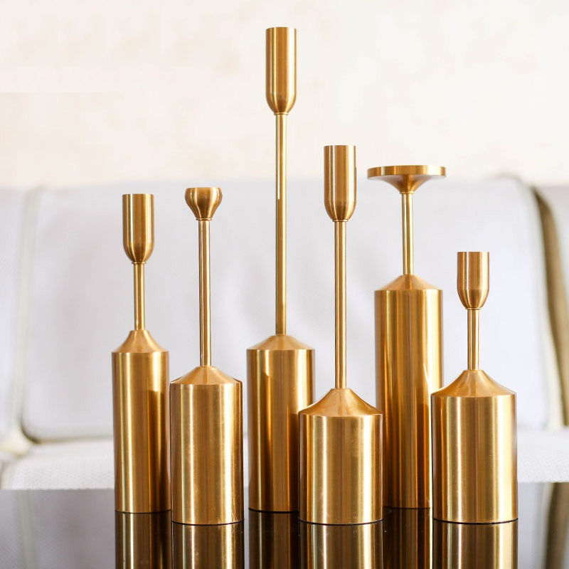 Thumbnail: gold candle holder