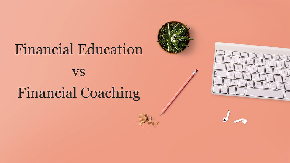 financial education vs financial coaching