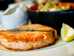 Wholesome Healing: Grilled Lemon Herb Salmon with Roasted Vegetables Recipe for Wound Recovery