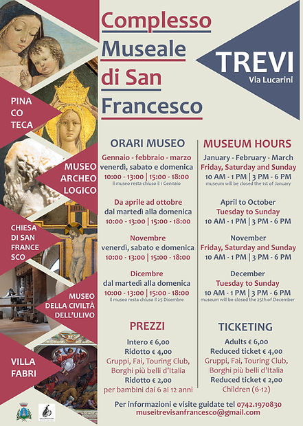 Info Complesso Museale San Francesco Trevi