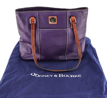 Gorgeous Dooney & Bourke Eggplant Color Hand Bag