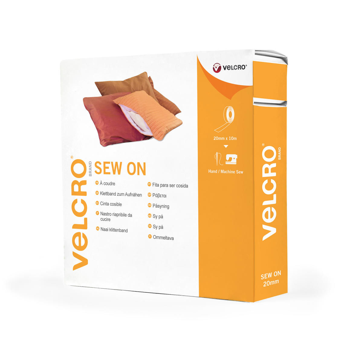 VELCRO® Sew On Tape 20mm x 10m