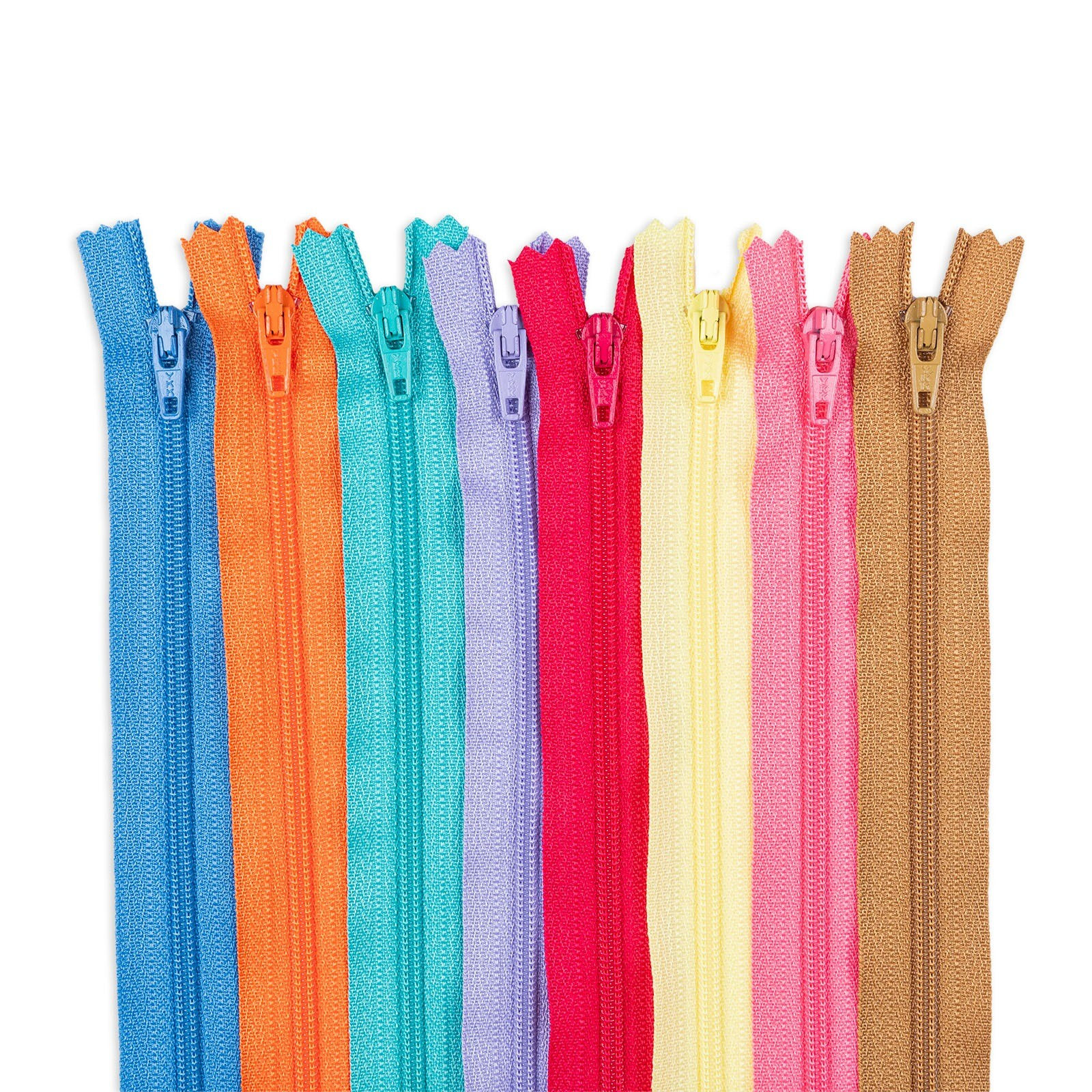 YKK Nylon Zip Fasteners (various sizes)