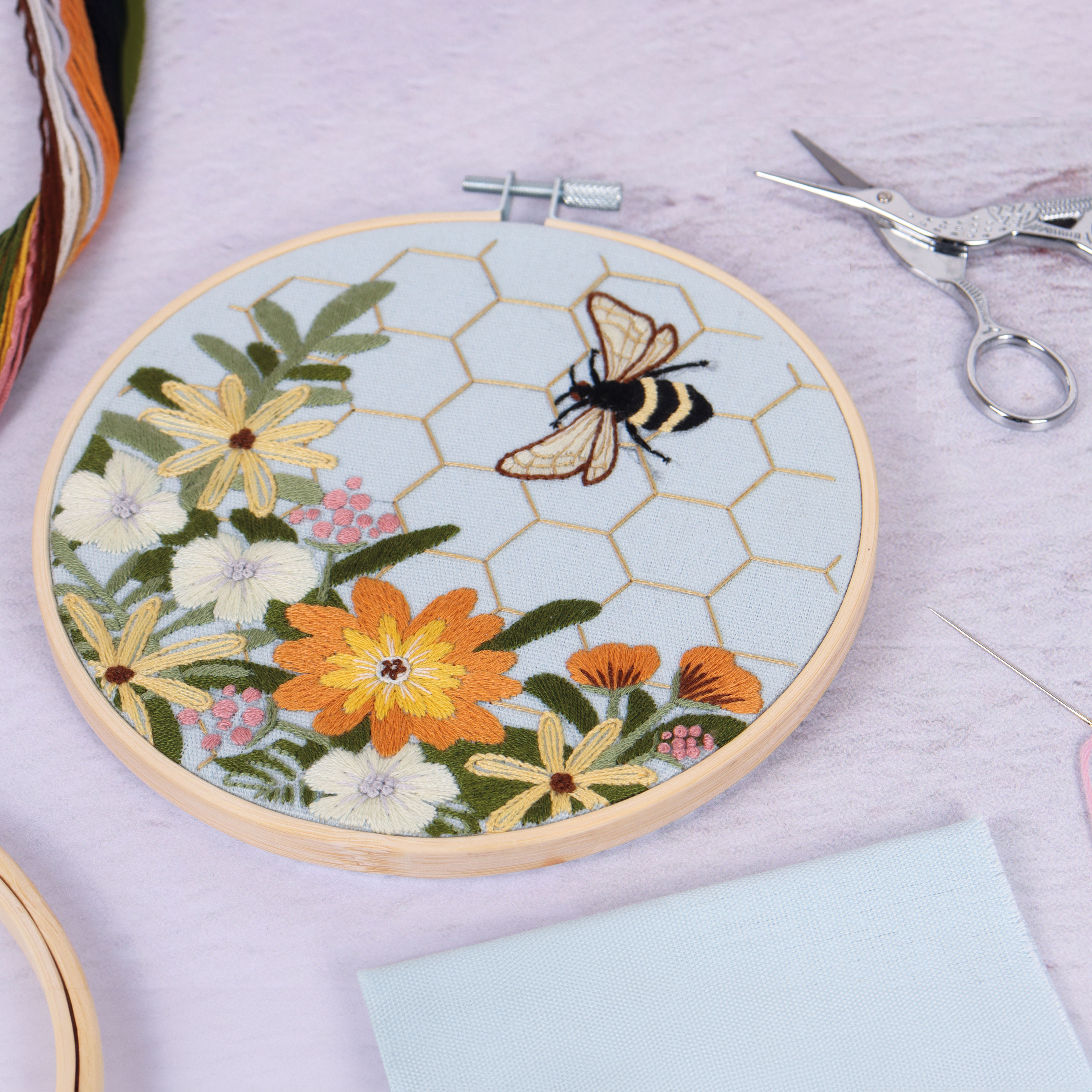 Embroidery Kit - Bee
