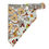 Thumbnail: DSB36 Slip on Dog Bandana Reversible Santa Golden/Christmas