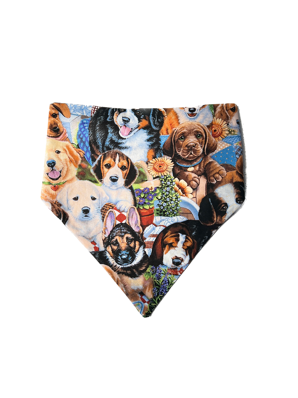 Slip on Bandana Double Sided Gorgeous Pups Front
