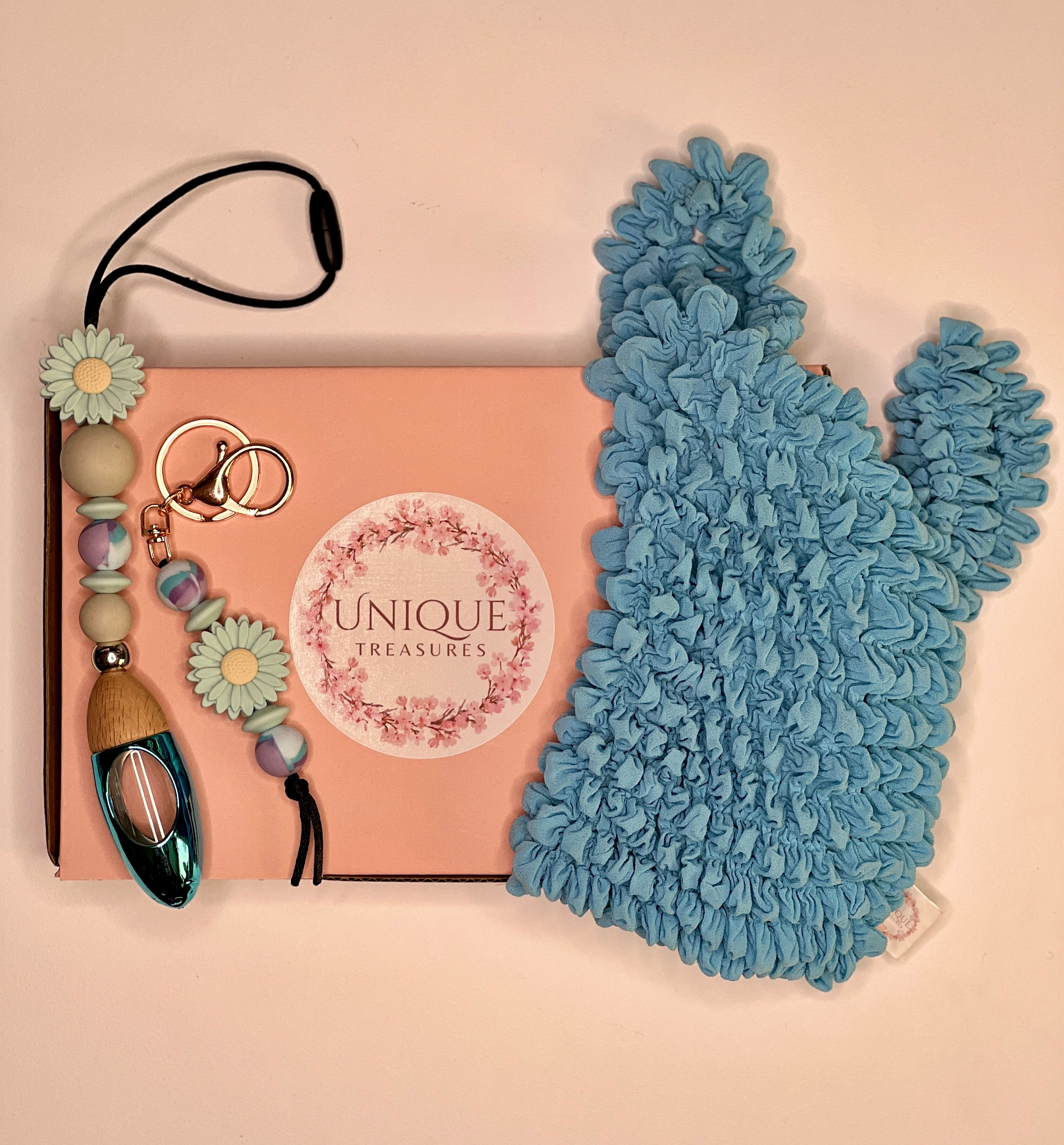 Gift Box Aqua Expanda Bag Car Diffuser Keyring/Bag tag