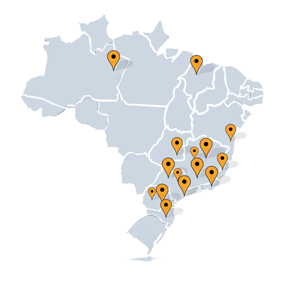 Mapa das Unidades Evosolar