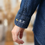 Thumbnail: Custom Embroidered Women's Denim Shirt, Personalized Initial Cuff Monogram