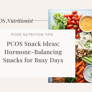 High-protein, low-sugar PCOS snack for energy and cravings management.