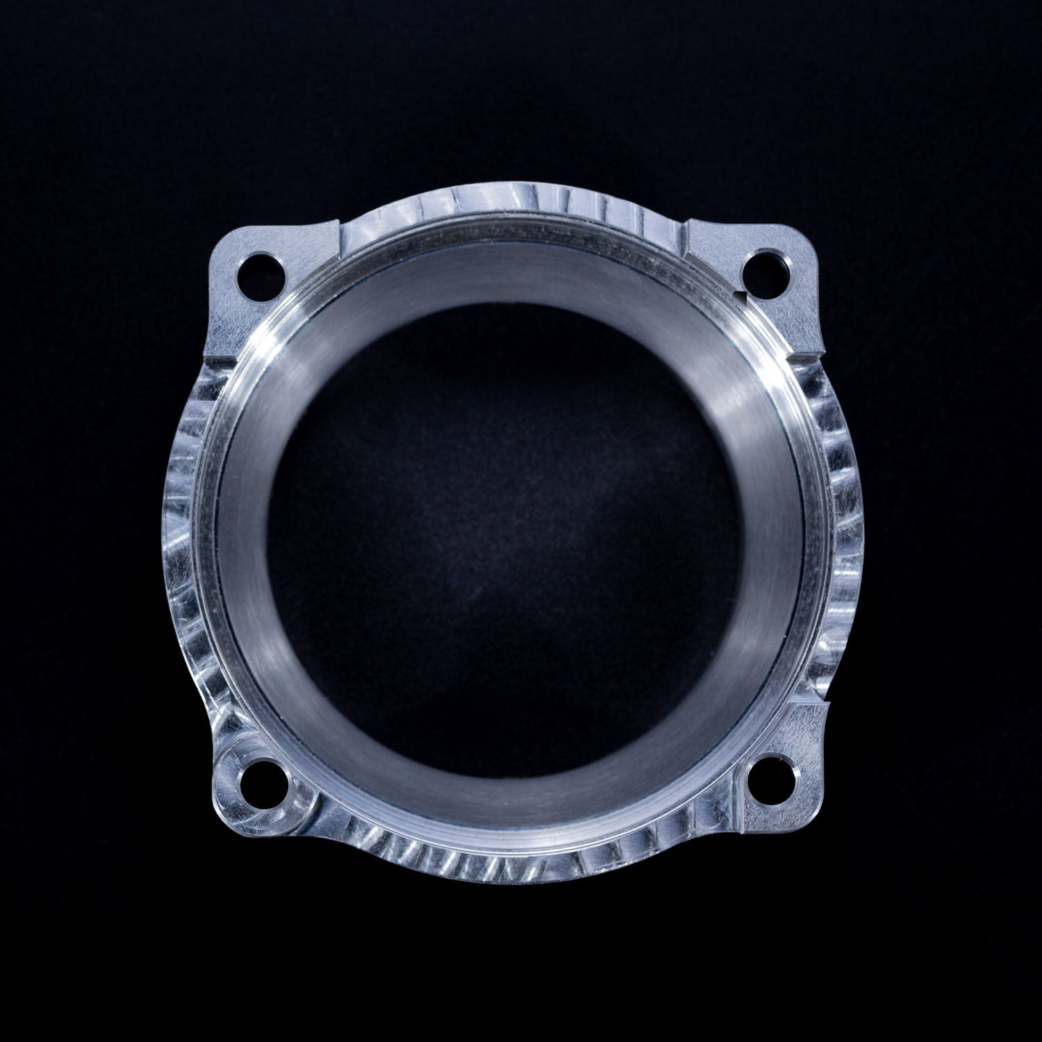 THE- Alu Drosselklappen-Flansch für 82mm Drosselklappe