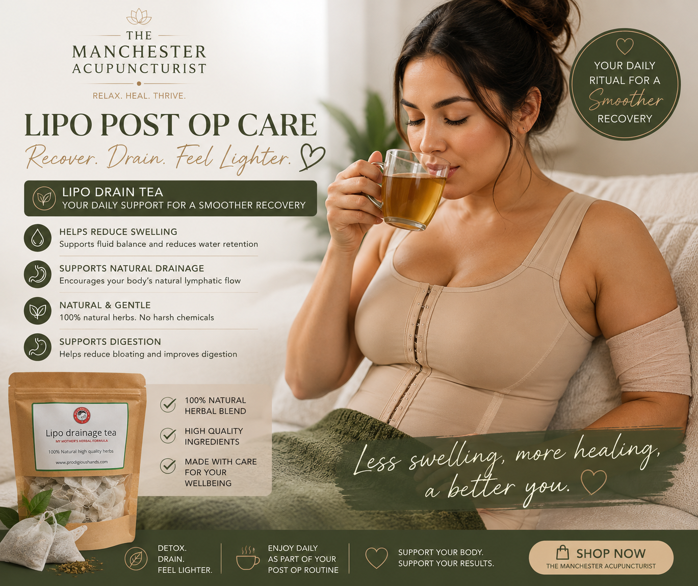 Lipo drainage detox tea