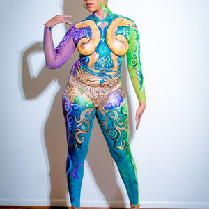 Artistic Body Paint Poses