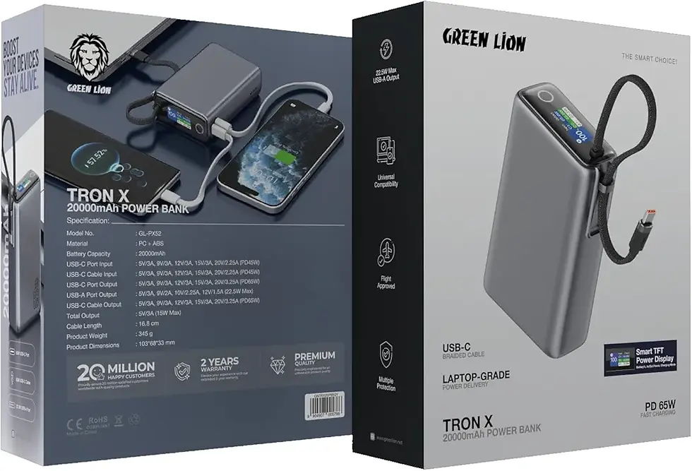 Thumbnail: Tron X 20,000mAh powerbank