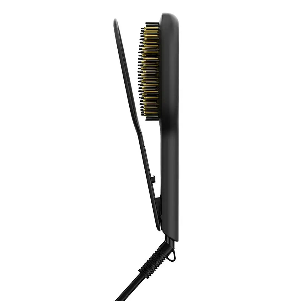 Thumbnail: Porodo Ceramic Hair Straightener - Black & Gold