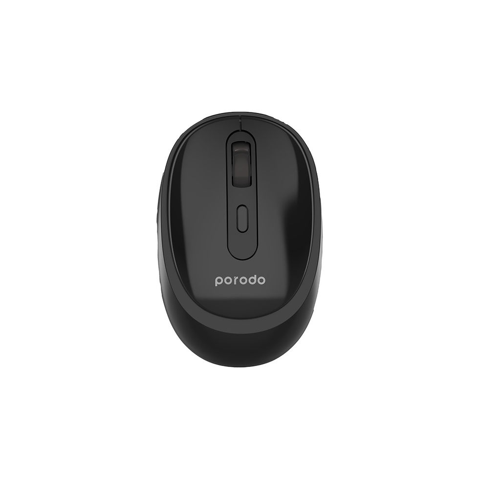 Thumbnail: Porodo Wireless 2.4G+BT Keyboard with Pen/Phone Tray and Mouse