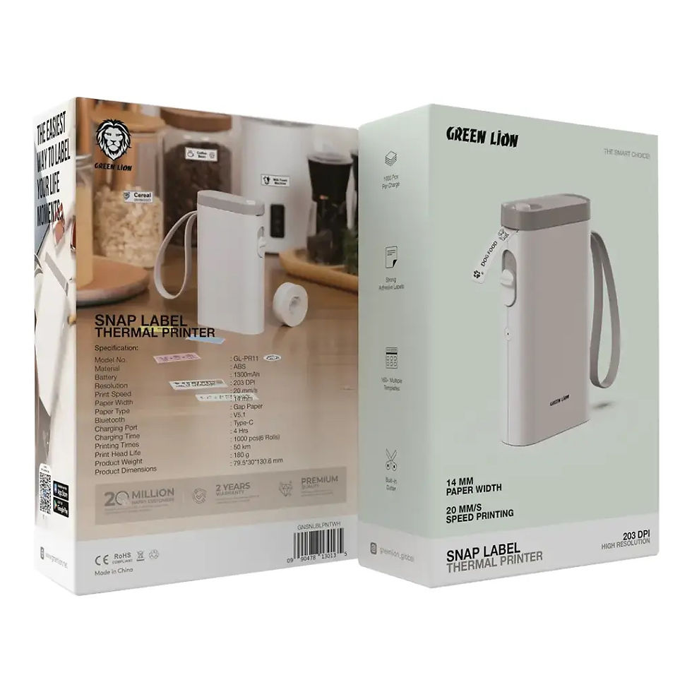 Thumbnail: Green lion Snap Label Thermal printer