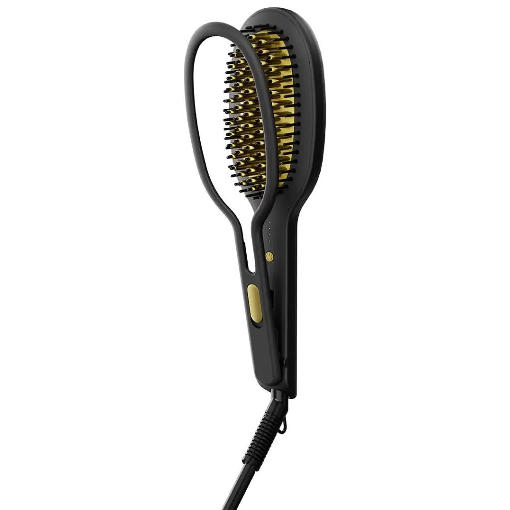 Porodo Ceramic Hair Straightener - Black & Gold