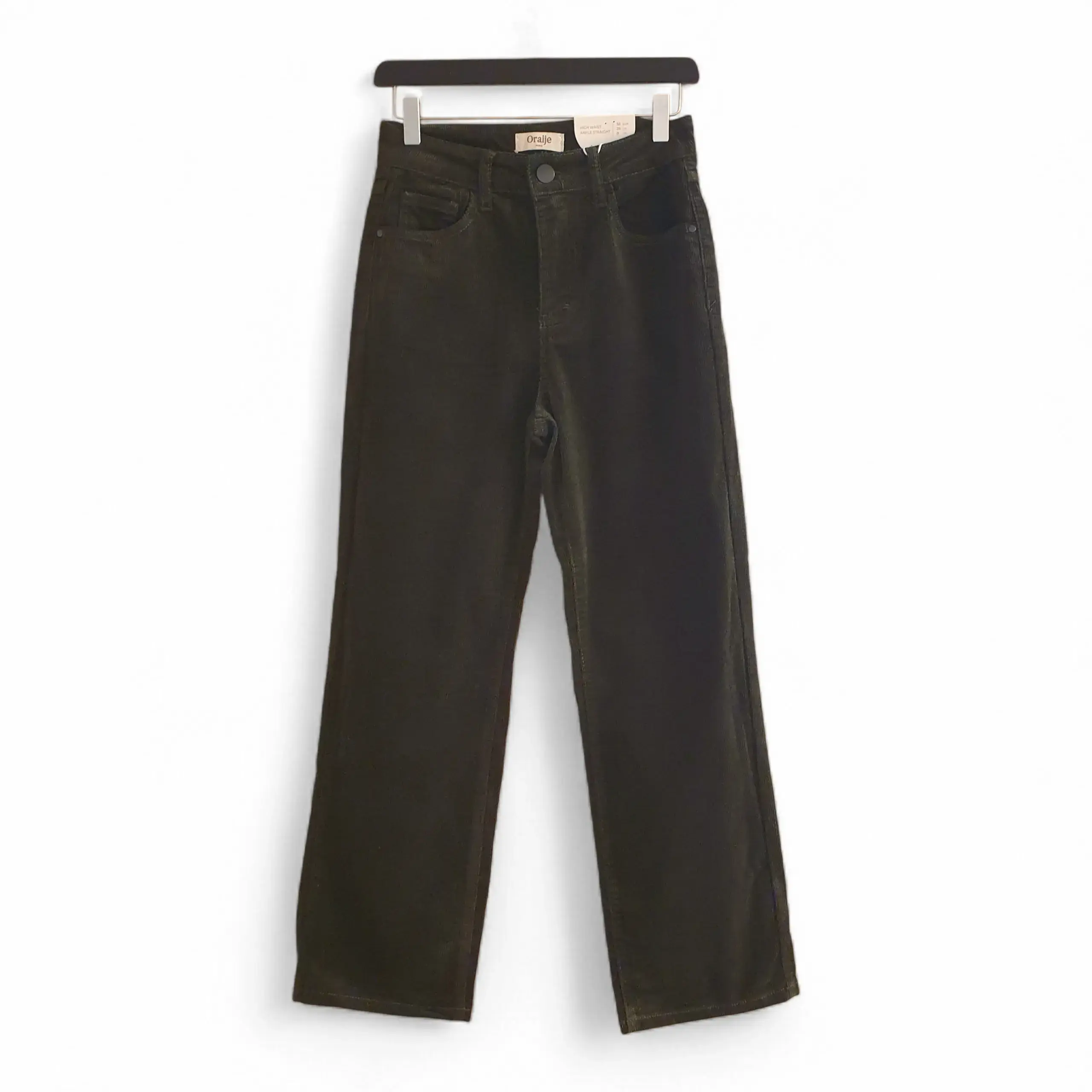 Jean Jakub kaki en velours fin devant