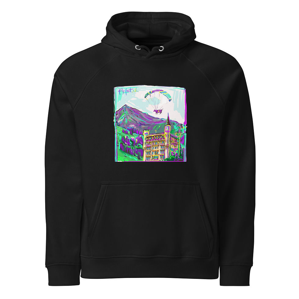 Thumbnail: Hoodie "Palace" eco raglan unisex