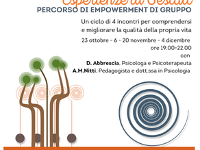 Esperienze di Gestalt - percorso di empowerment di gruppo