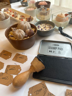 Produktnachbearbeitung nachhaltige Kerzen