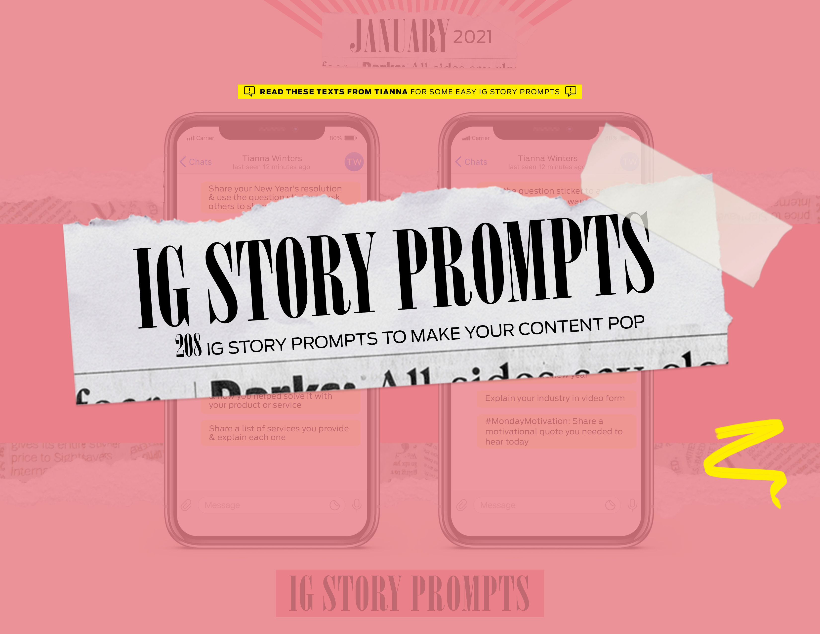 IG Story Prompt E-Book