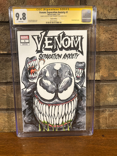 【中古】 ヘチョ・エン・カーサ pt.1 CD / アフロノート・ワイ・アミーゴス SMUNCHY CGC 9.8 Venom Sketch Cover Venom#1 | Fandomfinds Llc