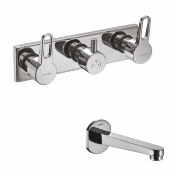 Plumber Bathware Zion ZN-510CB Concealed Wall Mixer, One Piece