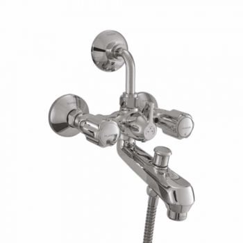 Plumber Bathware Economy EC-5111 Wall Mixer 3-in-1 with Provision for Both