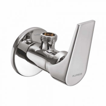 Plumber Bathware Poem PM-2105 Angle Cock with Wall Flange