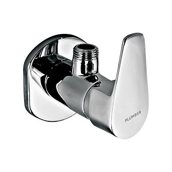 Plumber Bathware Aura ARA-2105 Angle Cock with Wall Flange