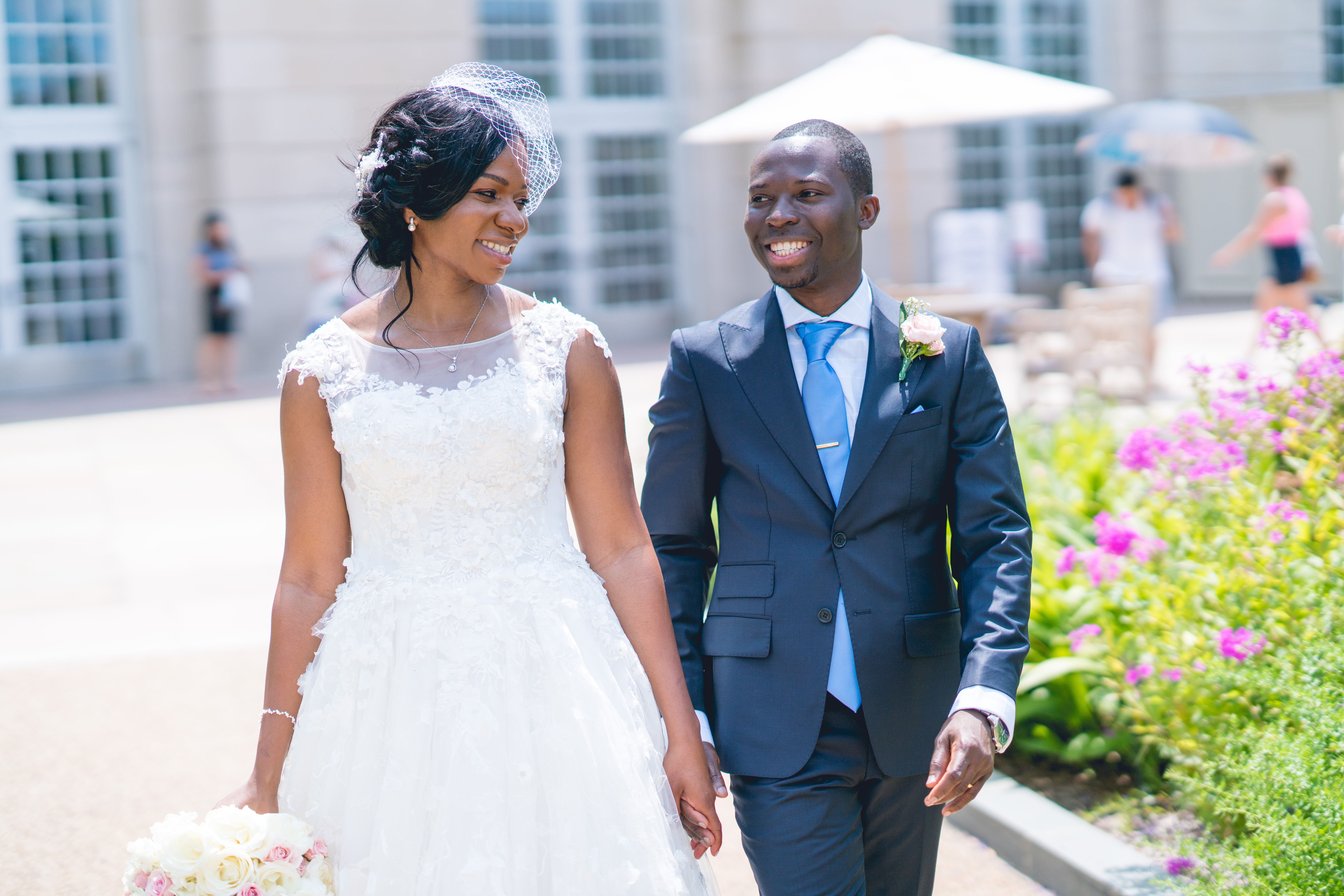 Happily wedded DC Bride & Groom